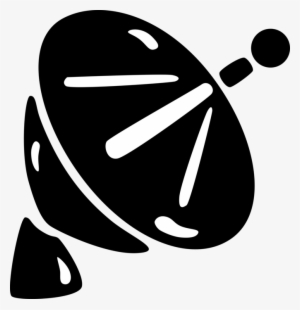 Vector Illustration Of Satellite Dish Parabolic Antenna - Antena Vetor Png
