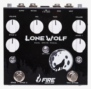 Fire Custom Shop Lone Wolf Dual Overdrive Pedal