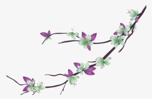 Ramo De Flores Png - Rama De Flores Png