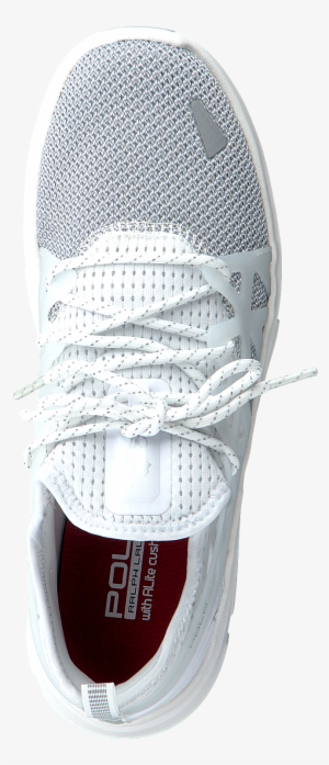 White Polo Ralph Lauren Sneakers Train200 Dames Womens - Polo Ralph Lauren Train 200