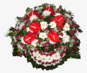 Coroa De Flores Piqué 1,00m - Coroa Funebre Png