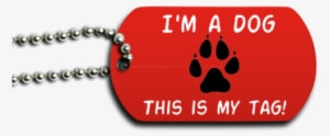 Pawprint Dog Tag - Oval Keytag