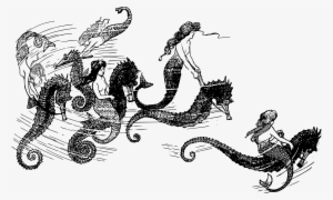 This Free Icons Png Design Of Mermaids And Seahorses