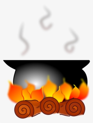 Free Fuego Free Caldero - Pot Of Boiling Water Clipart