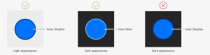 An Image Used For Light Appearances Has An Inner Shadow - Shadow