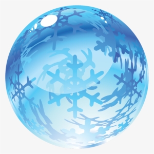Bolas De Cristal De Navidad - Esferas De Navidad Azules Png