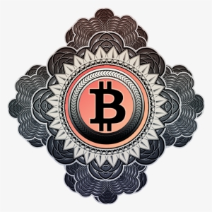 Accepting Bitcoins Bitcoin Badge Bitcoin - Psychedelic Bitcoin