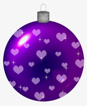 Esferas Navideñas De Tonos Morados - Esferas De Navidad Animadas