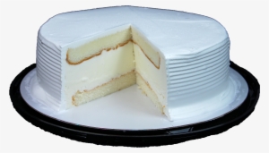 Vanilla Cake With Ice Cream