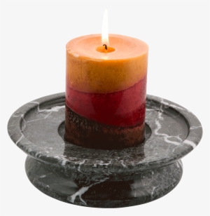 Marble Products International 3 Tier Fossil Stone Candle