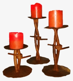 Big Barb Wire Candle Holders - Candle
