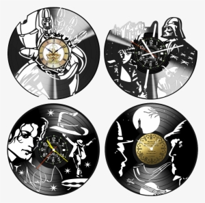 Макет Для Часов - Iron Man Vinyl Record Wall Clock - Get Unique Home