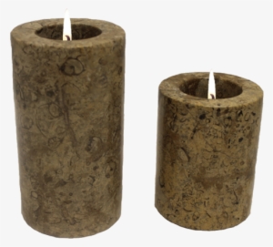 Fossil Stone Tea Light Urn - Tea