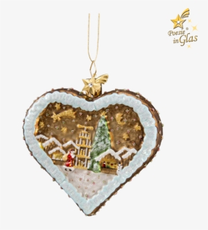 Christmas Tree Ornament Gingerbread Heart - Christmas Market