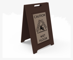 Brown Wet Floor Sign - Sign
