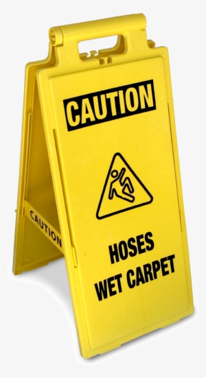 Caution Wet Carpet Sign
