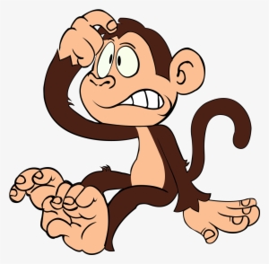 # Monkey On Behance - Confused Cartoon