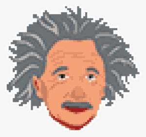 Albert Einstein Never Learned To Swim - Illustration