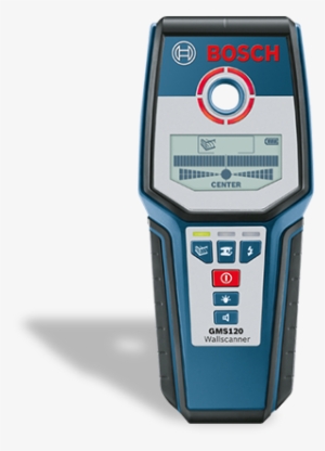 Measuring And Layout Tools - Bosch Gms 120 Wall Scanner,4-3/4 In Depth,lcd