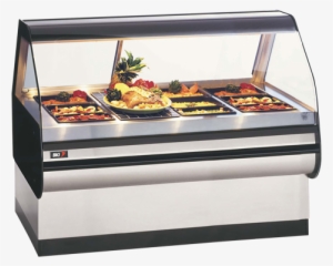 Wdcg 4 Four Well Hot Case Independent Top & Bottom - Hot Food Display Cases