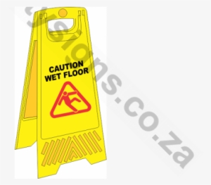 Pro-source Caution 24 X 12" Floor Sign 2 Sided Cdp1334