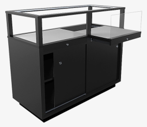 Contemporary Jewelry Vision Horizontal Display Case - Jewelry Display Case Transparent Png