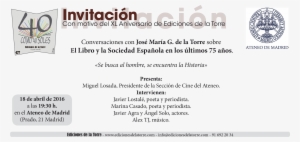 Esta Entrada Fue Publicada En 40 Años Como 40 Soles - Ateneo De Madrid