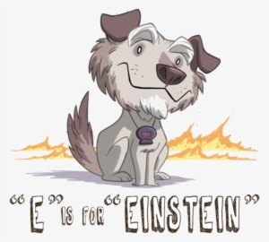 E Is For Einstein - E Is For Einstein Canvas Print - Small