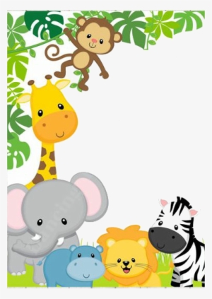 Tema 🌴🌴 Safari 🌴🌴 Invitacion O Cartel - Invitacion Animalitos De La Selva