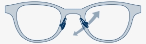 Adjustable Nose Pads Glasses Frames - Close-up