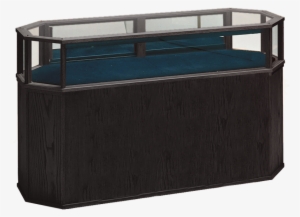 Classic Jewelry Vision Octagon Retail Display Case - Bench