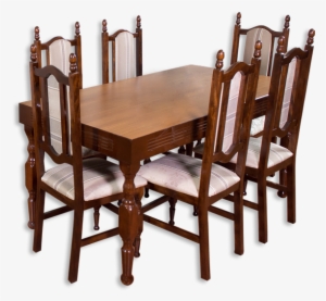 Amueblado De Comedor Escorial 6 Sillas Muebles Primiun - Medidas De Amueblado De Comedor