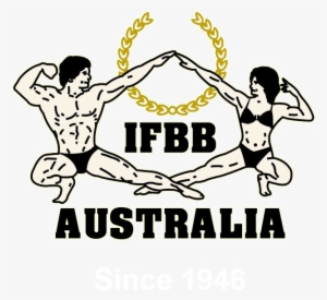Ifbb Australian Bodybuilding Federation Logo - Pro Tan Hair Away - 4 Minute Hair Remover