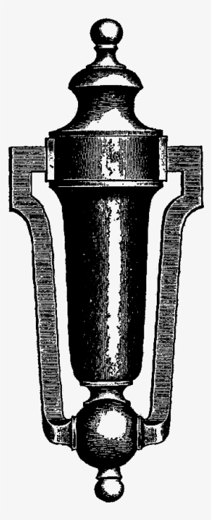 Free Door Knocker Digital Stamp - Illustration