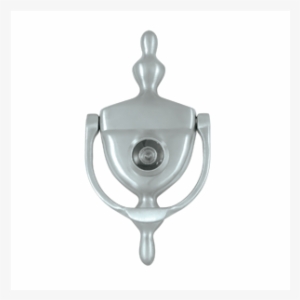Deltana Door Knocker Viewer In Brushed Chrome Dkv630u26d - Deltana Door Knocker With Viewer; Brushed Chrome (grey)