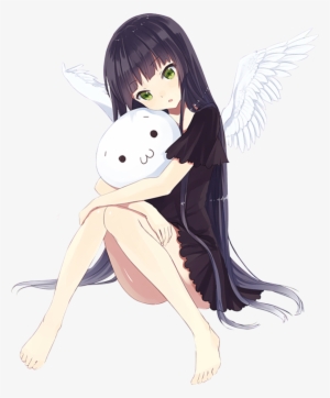 Anime Animegirl Angel Adorible Cute Sexy - 二 次元 黑 髮