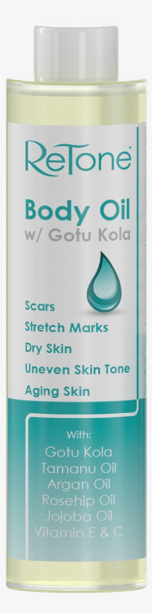 Retone Body Oil With Gotu Kola Treats Scars, Stretch - Oil