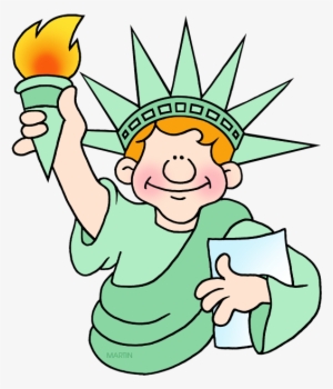Statue Of Liberty Hat - Clipart Philip Martin New York