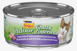 Purina® Friskies® Indoor Chunky Chicken & Turkey Casserole - Purina Friskies Indoor Chunky Chicken & Turkey