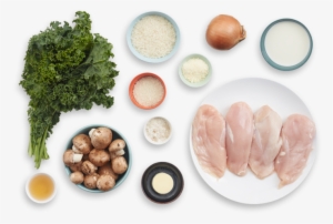 Chicken & Rice Casserole With Kale & Cremini Mushrooms - Casserole