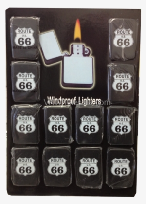 Refillable Windproof Lighters Wholesale - Biker Accessories Route 66 Knife And Lighter Set -