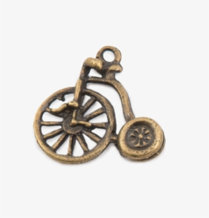 Brass Vintage Bicycle Charm - Locket