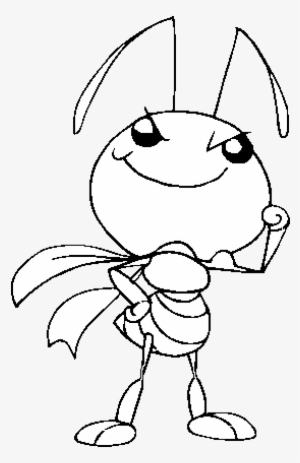 Dibujo De Hormiga Obrera Para Colorear - Imagenes De Una Hormiga Para Dibujar