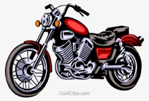 Motorcycle Royalty Free Vector Clip Art Illustration - Motor Bike Images Clip Art