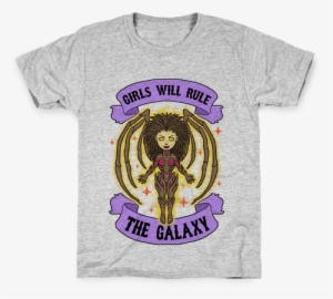 Girls Will Rule The Galaxy Kids T-shirt - Kerrigan T Shirt