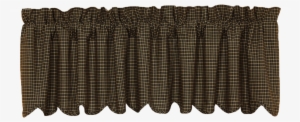 Vhc Brands Kettle Grove Plaid Valance Scalloped Lined - Victorian Heart Kettle Grove Scalloped Valance