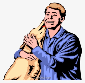 Dog Licking Man's Face - Dog Licking Mans Face