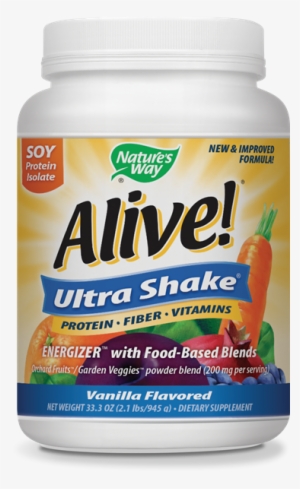 Alive Ultra-shake Soy Vanilla Protein - Nature's Way