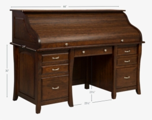 Roll Top Desk Png Photo - Brown Desk
