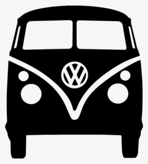 Vw Old Bus Vinyl Sticker - Vw Bus Sticker Png